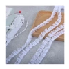 1.2cm non-elastic lace pleated clothing toys, DIY handmade accessories, discounted lace Item Picture